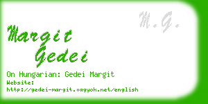 margit gedei business card